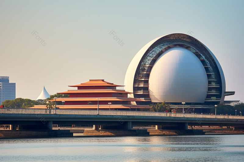 广东省珠海市日月贝风光建筑,高清,摄影图,摄影图片,图片大全,摄影图免费下载